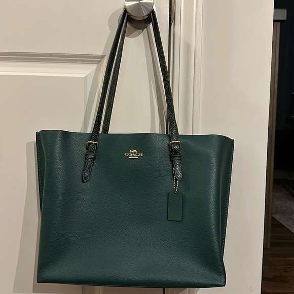 Coach Hunter Green Tote - Picture 1 of 5